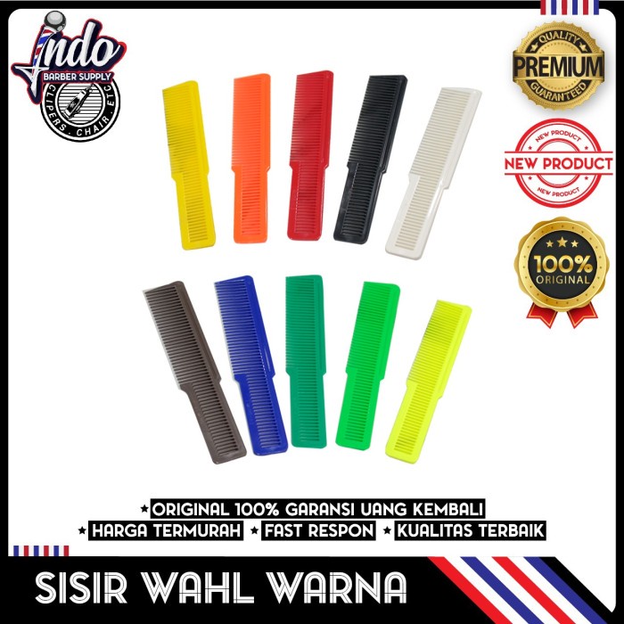 Nikmati Sisir Potong Wahl Sisir Potong Rambut Flattop Comb Original Promo