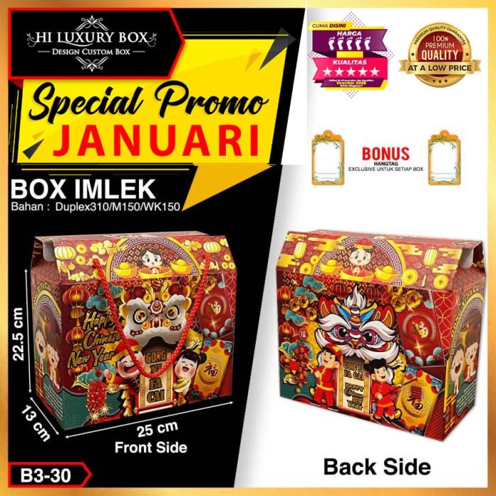 

Kotak Imlek|Box Hampers|Gable Box|Box Imlek|Packaging Imlek|B3-30 050