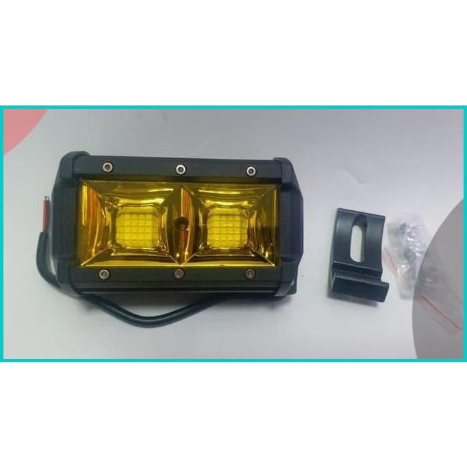 LAMPU KABUT TEMBAK SOROT JARAK JAUH LED MOTOR MOBIL KUNING 60 W A131 1