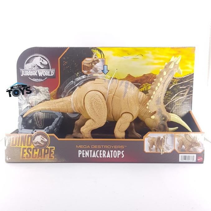 Jurassic World Mega Destroyers Pentaceratops Dinosaur Action Figure