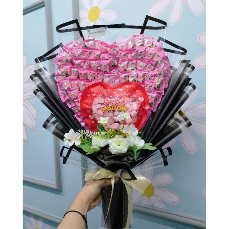 

TRY Bouquet Permen Yupi Jumbo | Bucket Marshmallow | Birthday Gift Buket Hadiah Ulang Tahun Wisuda TERLARIS