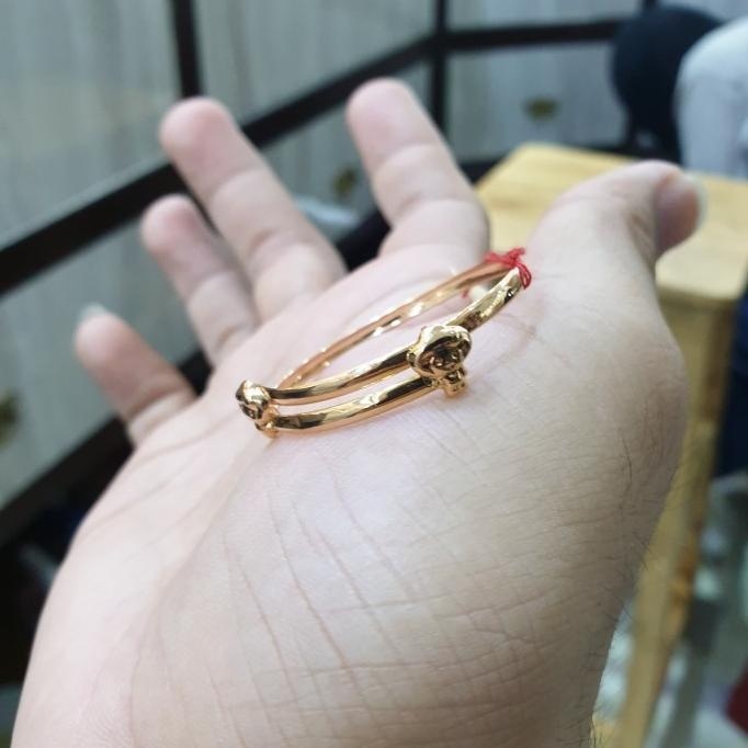 READY STOCK GELANG SERUT ANAK EMAS 700 