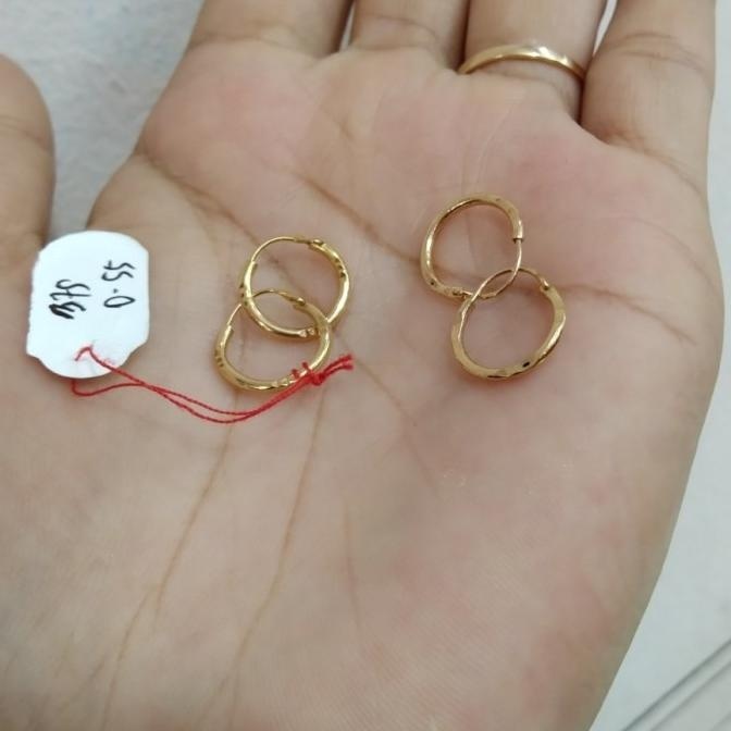 BIG SALE NEW ANTING ANAK JEPIT EMAS KADAR 375 ORIGINAL 