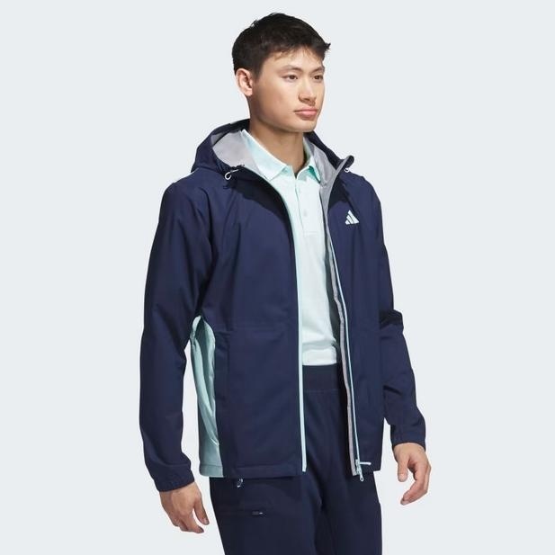 NEW PRODUK JAKET WATERPROOF ADIDAS MEN'S RAIN RDY GOLF JACKET 