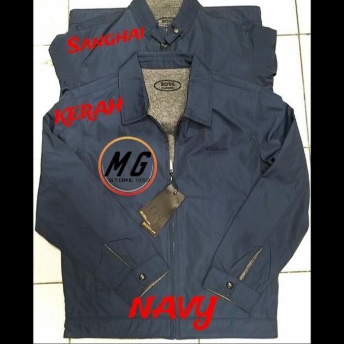 BIG SALE JAKET BOSS CLASSIC IMPORT BOLAK BALIK JUMBO PRIA LAKI LAKI 