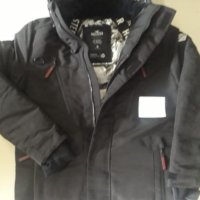 TERBARU JAKET HOLLISTER ALL WEATHER FAUX FUR LINED MILITARY PARKA 