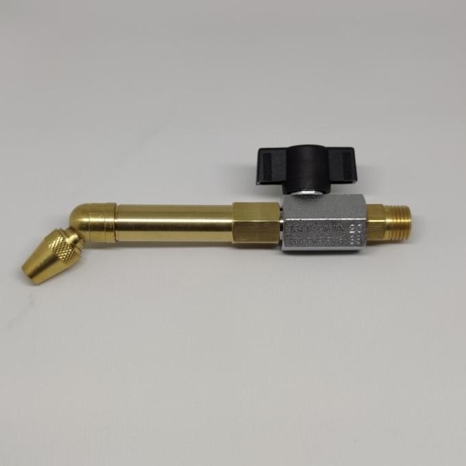 Nozzle Steam Bengkok 14cm Keran Italy Alat Cuci Ac Mobil Motor