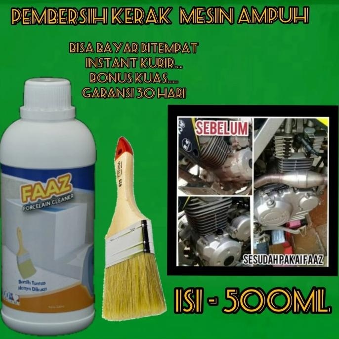 Pembersih Kerak Karat Mesin Motor Mobil Paling Ampuh - Faaz 500ml