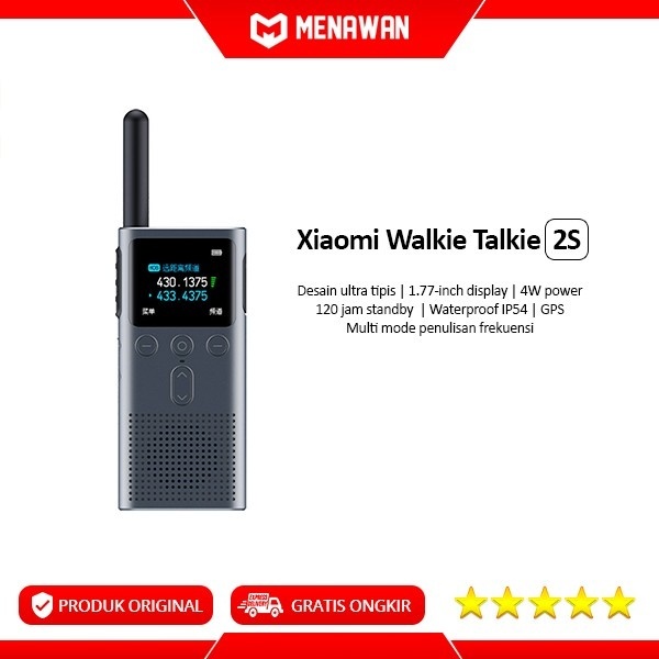 XIAOMI MIJIA SMART WALKIE TALKIE 1S/2S HT RADIO INTERCOM ORIGINAL