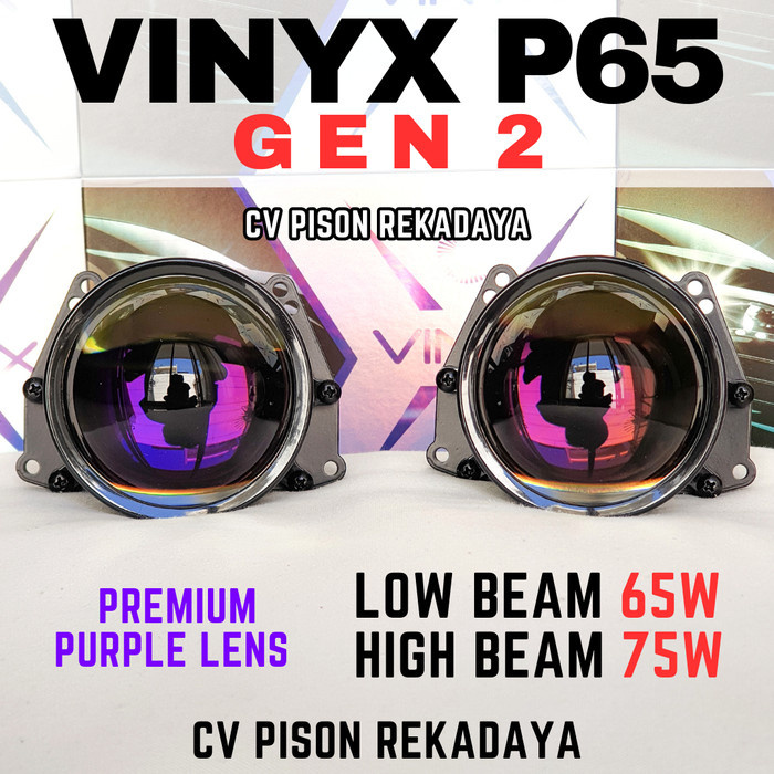 Projector BILED P65 Gen 2 Proji Vinyx P65 v2 Lampu LED Mobil Motor