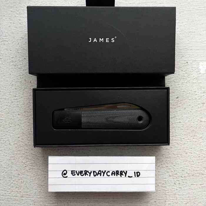 ✅Baru The James Brand The Wayland - Black Micarta  Stainless Berkualitas