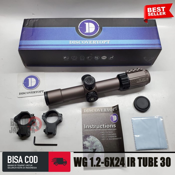 ✅Baru Telescope Discovery Wg 1.2-6X24 Ir View Luas Telescope Buntung Ir Berkualitas
