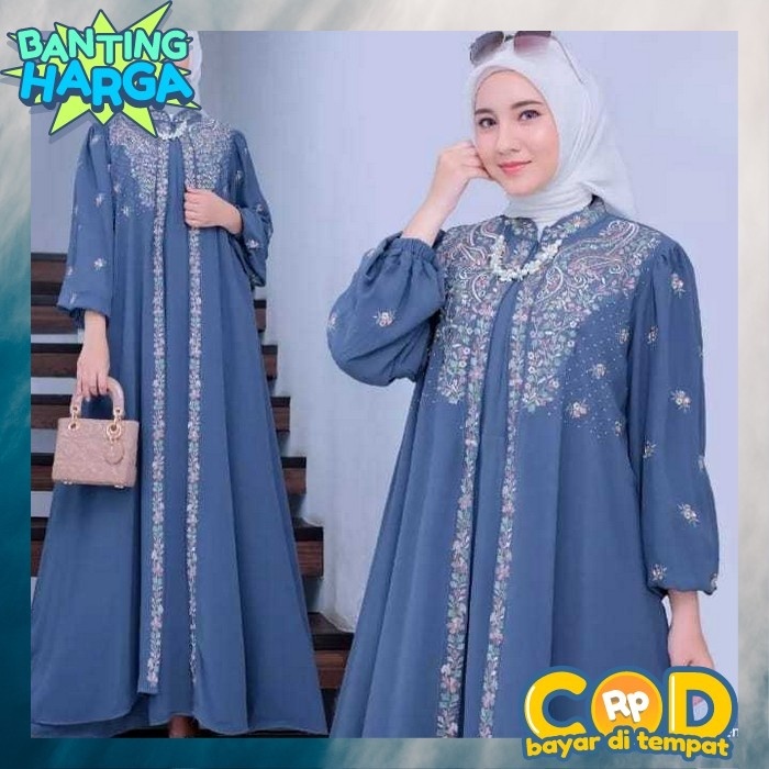 Gamis Wanita Dewasa Baju Lebaran Terbaru 2024 Viral Dawai Maxi Gamis Terbaru 2024 Viral Tiktok Desay