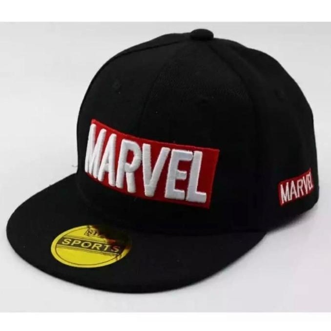READY STOCK TOPI SNAPBACK ANAK BORDIR MARVEL / TOPI DISTRO HIP HOP ANAK TERBARU 