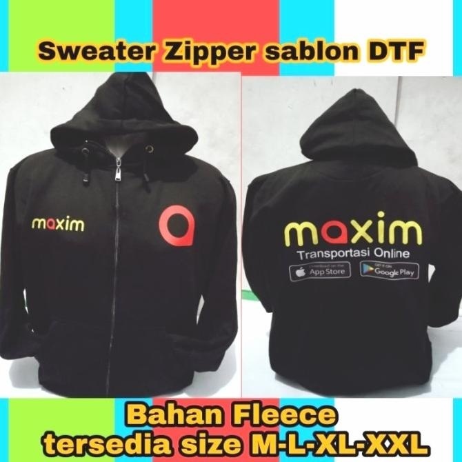 BIG SALE JAKET HOODIE ZIPPER MAXIM OJEK ONLINE/JAKET SWEATER OJEK ONLINE 