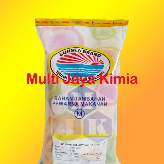 

Pewarna Makanan Orange Yellow Extra 2114 1Kg