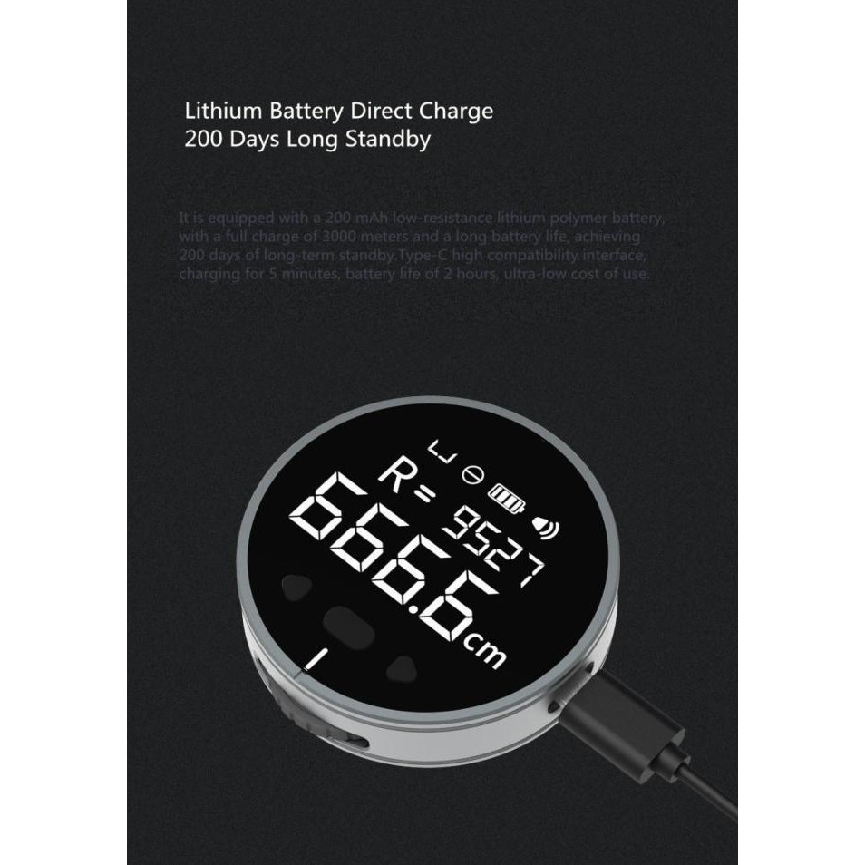 

READY STOCK DUKA SMALL Q - 8-IN-1 SMART ELECTRONIC RULER - PENGGARIS ELEKTRONIK !!!!!