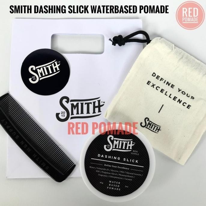 SMITH POMADE DASHING SLICK WATER BASED WATERBASED STRONG HOLD BPOM 85G