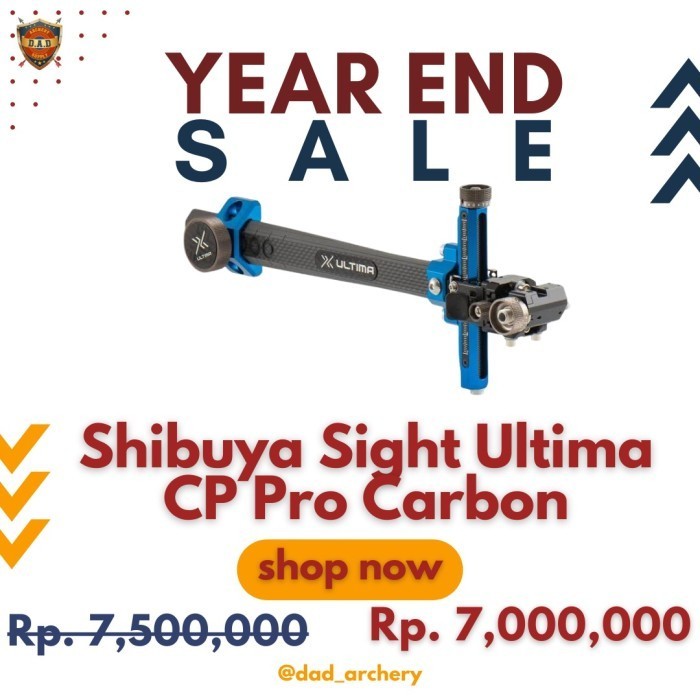 ✅Baru Shibuya Sight Carbon Ultima Cp Pro 400-6A Rh Black Diskon