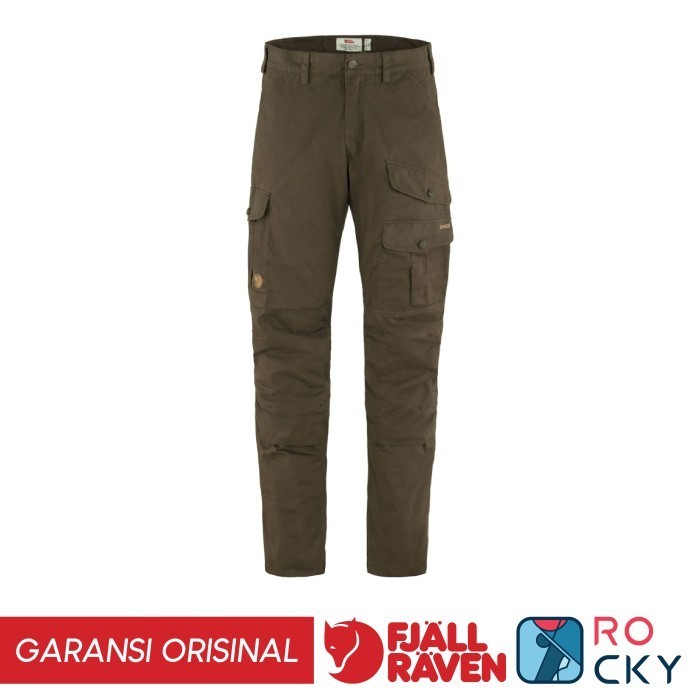 ✅Baru Celana Cargo Fjallraven Barents Pro Hydratic Trousers Color Dark Olive Diskon