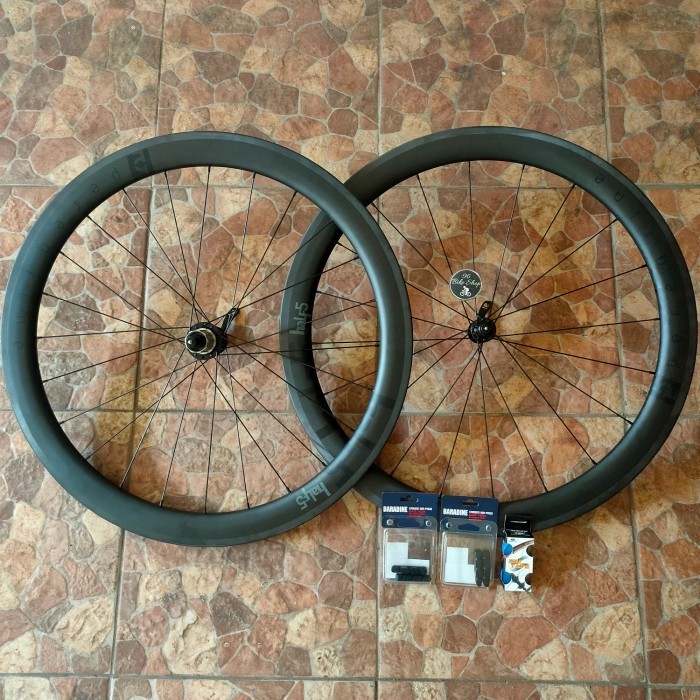 ✅New Wheelset Carbon 700C 700 Gt Half5 Rim Brake 20 24 Hole 5 Cm Terbatas