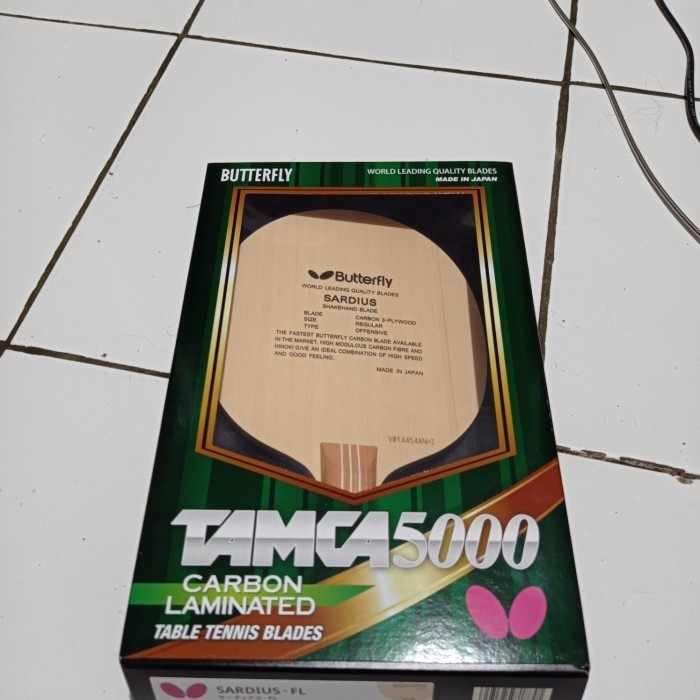 ✅Baru Kayu Tenis Meja Butterfly Sardius Original Berkualitas