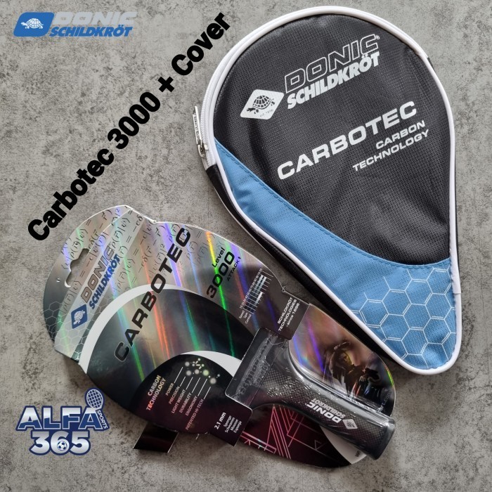 ✅Baru Donic Schildkrot Carbotec 3000 Bat Bet Pingpong Tenis Meja Diskon