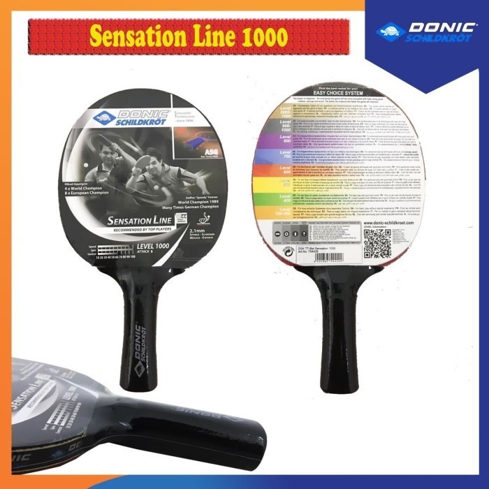 ✅Baru Donic Bat Pingpong / Bet Tenis Meja Donic Schildkrot Sensation 1000 Limited