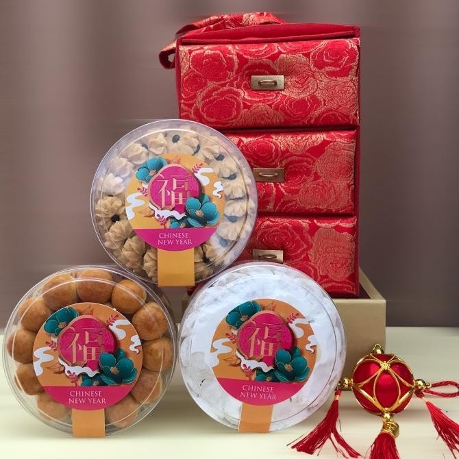 

New Hampers Imlek Chinese New Year/Parcel Box Imlek Sincia Kue Limited Edition