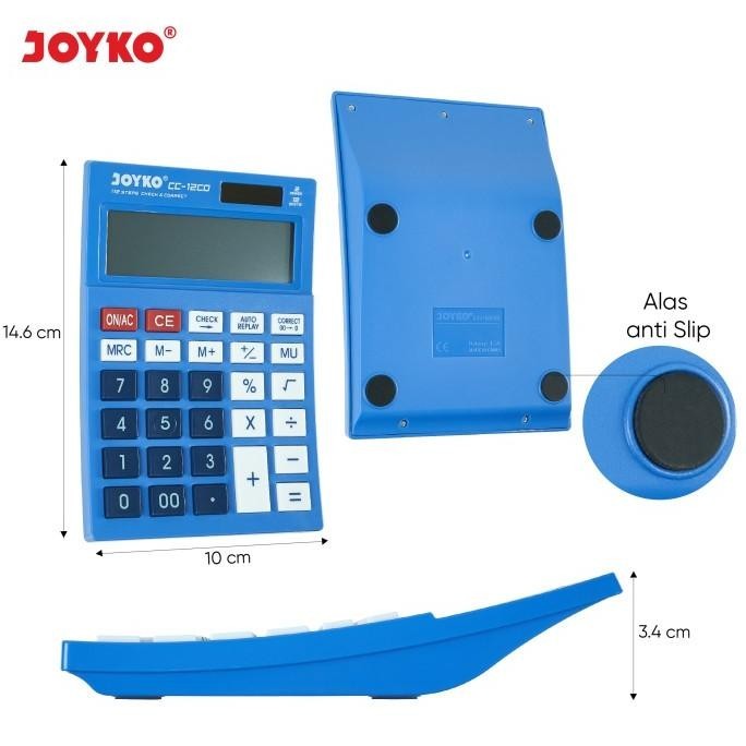 

Flash Sale Calculator / Kalkulator Joyko CC-12 / 12 Digits / Check Correct ,,