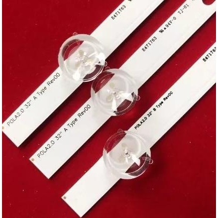 backlight LG 32LN5100 32LN541B 32LN5400 32LN4900 lampu backlight tv lg 32ln 3PCS 6-7-6 Backlight lg 