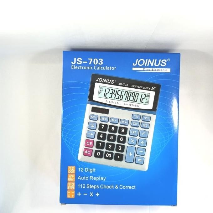 

Terbaru! KALKULATOR 12 DIGIT JOINUS JS-703