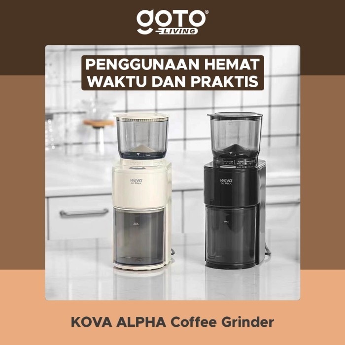 KOVA ALPHA COFFEE GRINDER ELECTRIC MESIN GILING BIJI KOPI ELEKTRIK