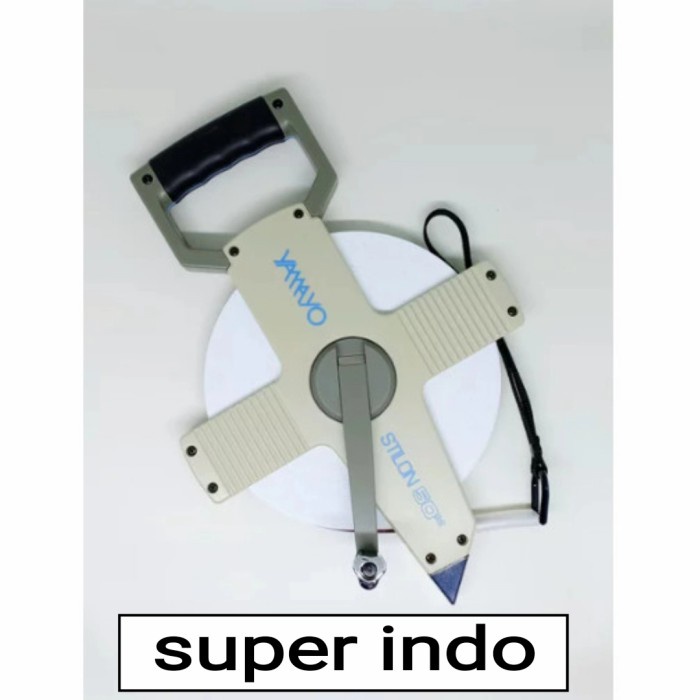 ✅Original Yamayo Stilon Reel 50 Meter - Meteran Tanah Fiber Gulung 50 Mtr Diskon