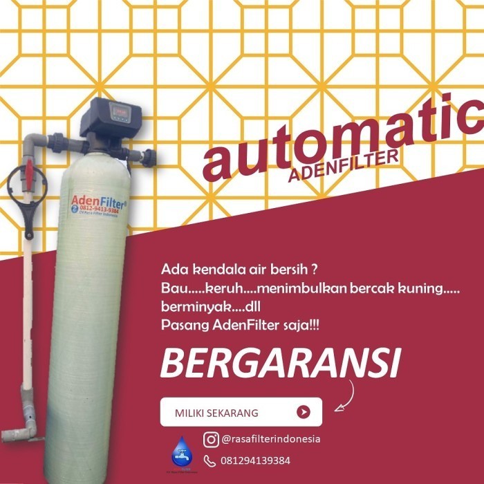 ✅Termurah Filter Air Sumur Automatic Backwash Berkualitas