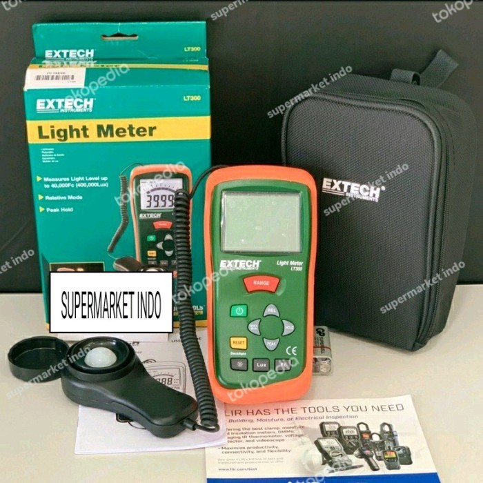 ✅Sale Extech Lt 300 Digital Light Lux Meter Intensitas Cahaya Diskon