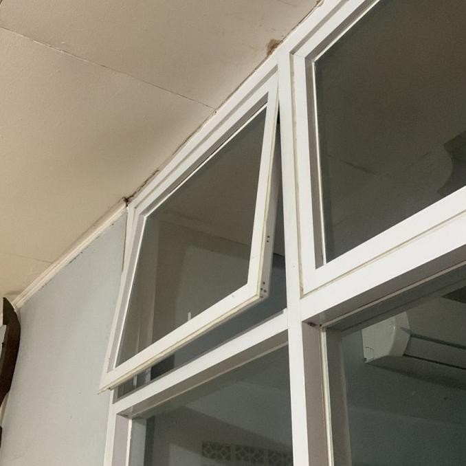 ✨Baru Kusen Jendela Dan Pintu Sleding Alumunium Menggunakan Kaca Es 5Mm Limited