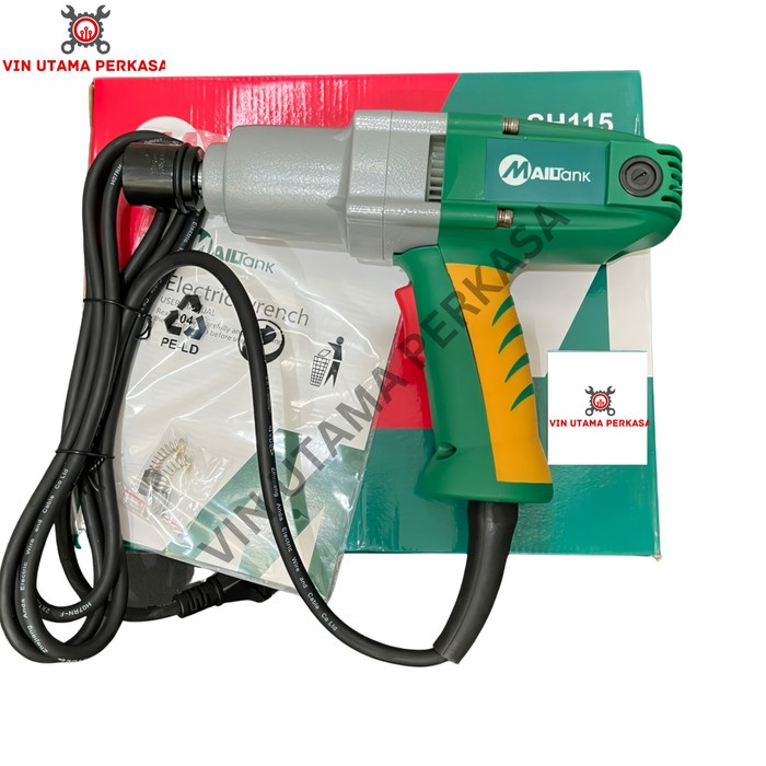 ✨New Mailtank Sh115 Electric Impact Wrench 24Mm Pembuka Baut Mobil Motor Diskon