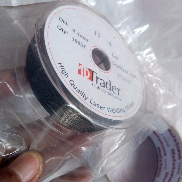 ✨New Ori Kawat Las Laser Welding Wire Laser Welding 0.4Mm 100M Trader 17-4 Terbaru