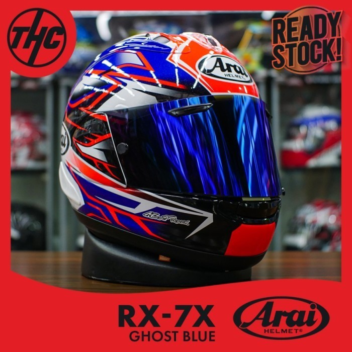 [Ori] Ara1 Helmet Rx-7X Ghost Blue Terbatas