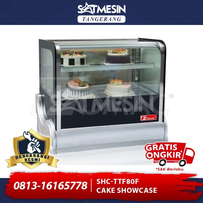 [New Ori] Mesin Showcase Pendingin Cold Showcase Shc-Ttf80F Fomac Limited