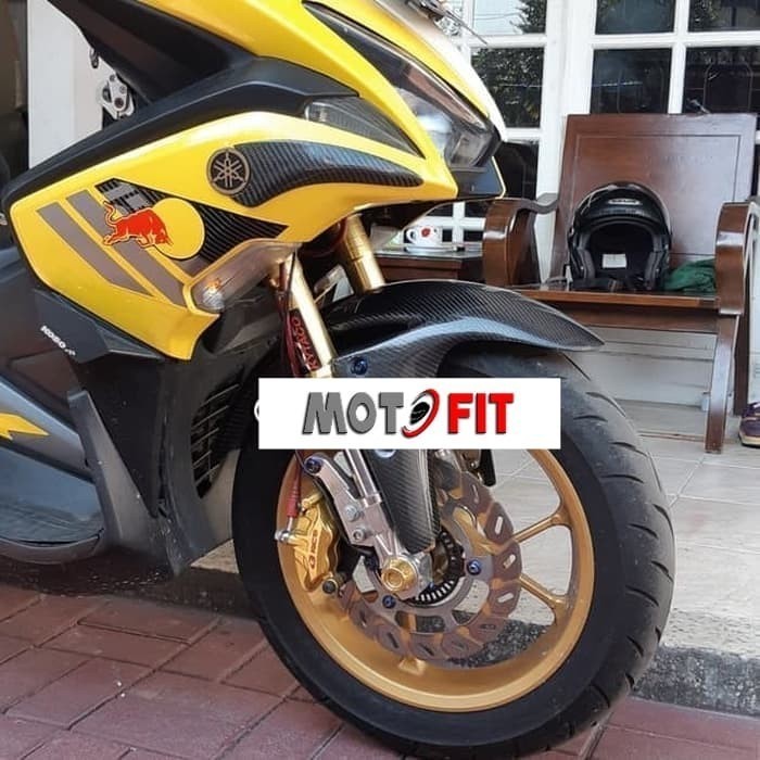 [New] Front Fender Aerox Spakbor Depan Aerox Carbon Kevlar Model Gp R25 Limited