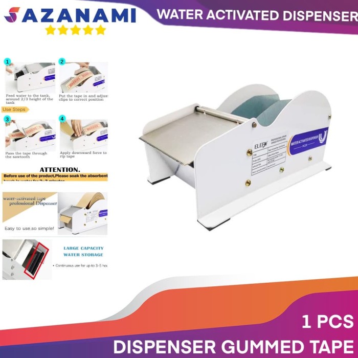 [New Ori] Dispenser Lakban Air Gummed Tape Dispenser Water Activated Dispenser Terbatas