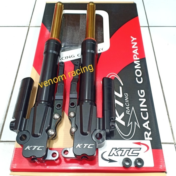 [Ori] Suspension Ktc Racing Black Series Vario 150 125/Shock Depan Beat Fi Terbaru