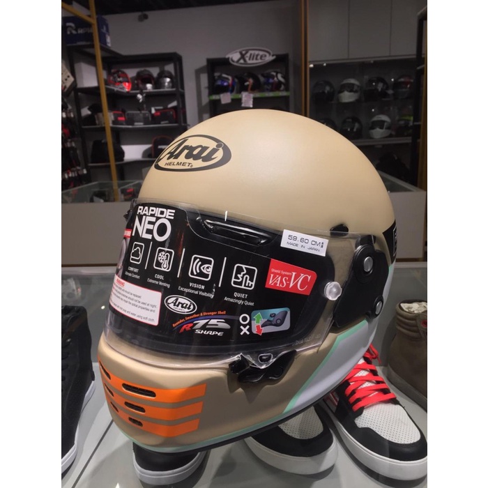 [New] Arai Rapide Neo Overland Beige  Helm Arai Full Face New Original Limited