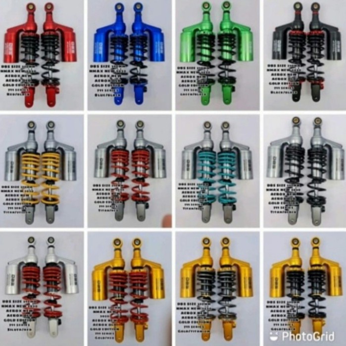 [Ori] Shock Breaker Blk Dbs 711 Premium G-Series Cnc Yamaha Aerox 155 Old Diskon