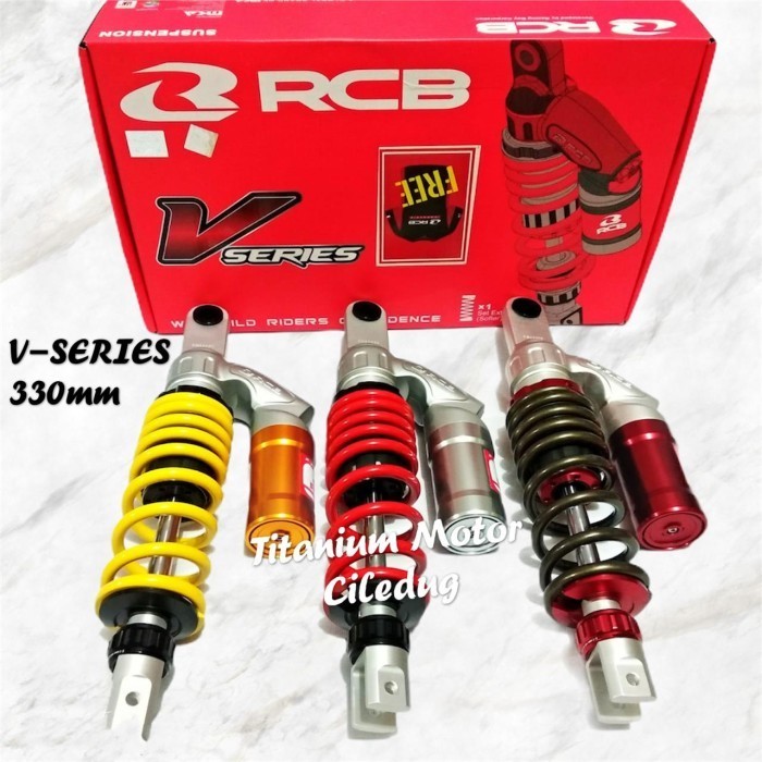 [Ori] Shock Tabung Rcb V-Series 330Mm Rebound Vario 125 - Beat - Vario 150 Terbatas