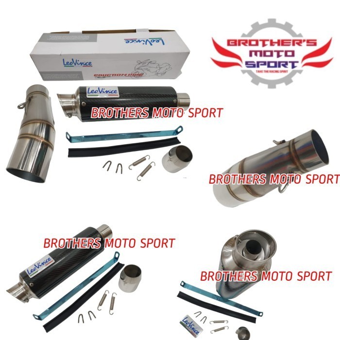 [Original] Silencer Leovince Corsa Gp Ninja250 Karbu Knalpot Leovince Ninja250R Terbaru