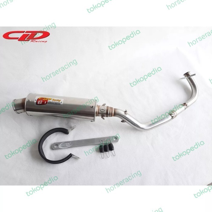 [Original] Knalpot Cld Tipe C1 Bulat Vario 125 Vario 150 Terbaru