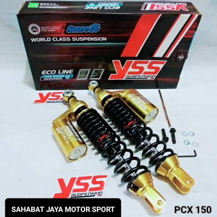 [Ori] Shock Tabung Yss Gold-Series G-Plus Pcx 150 350Mm Original Yss Berkualitas
